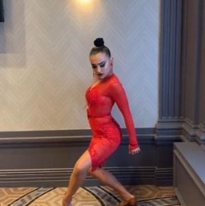 Ballroom Latin dance competition dress
